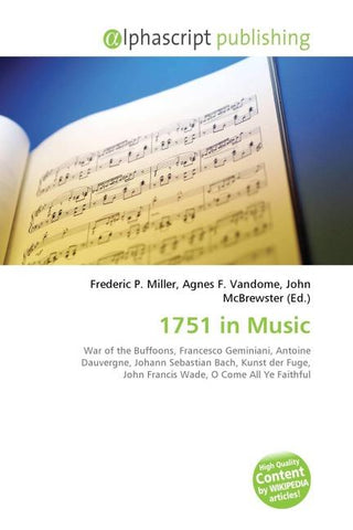 1751 in Music
