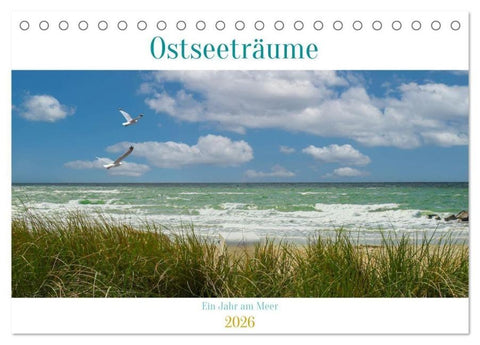 Ostseeträume (Tischkalender 2026 DIN A5 quer), CALVENDO Monatskalender