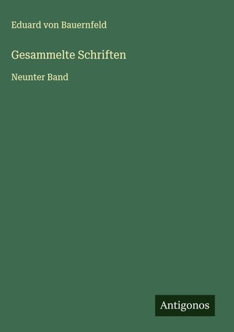 Gesammelte Schriften