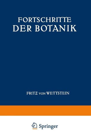 Fortschritte der Botanik