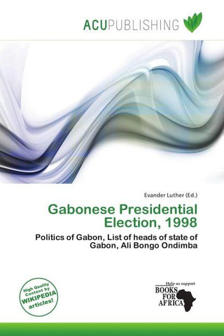 Gabonese Presidential Election, 1998