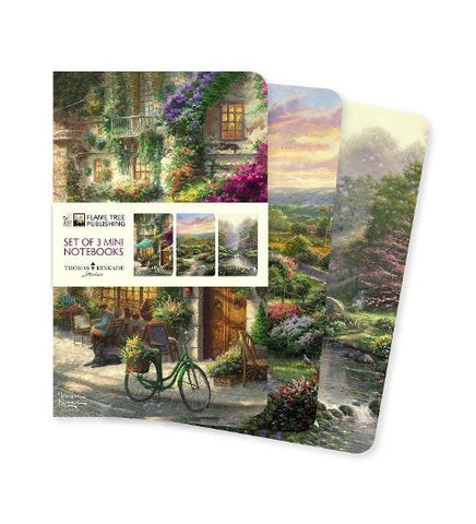 Dreier Set Mini-Notizbücher: Thomas Kinkade