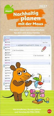 Nachhaltig Planen mit der Maus 2027