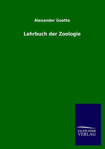 Lehrbuch der Zoologie