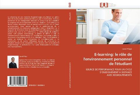 E-learning: le rôle de l''environnement personnel de l''étudiant