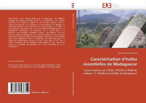 Caractérisation d'huiles essentielles de Madagascar