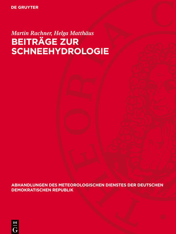Beiträge zur Schneehydrologie