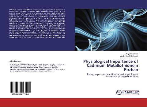 Physiological Importance of Cadmium Metallothionein Protein
