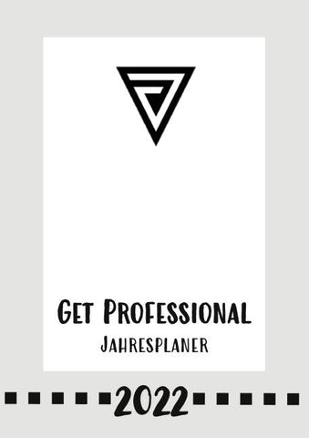Get Professional Jahresplaner 2022