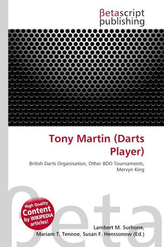 Tony Martin (Darts Player)