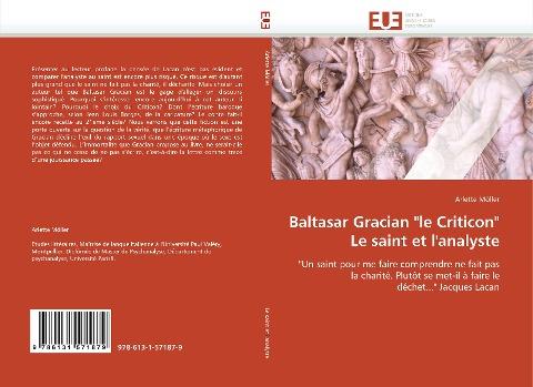 Baltasar Gracian "le Criticon" Le saint et l''analyste