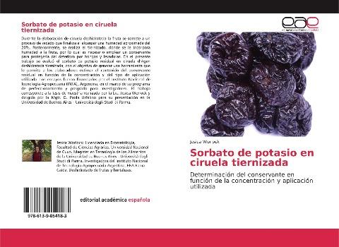 Sorbato de potasio en ciruela tiernizada
