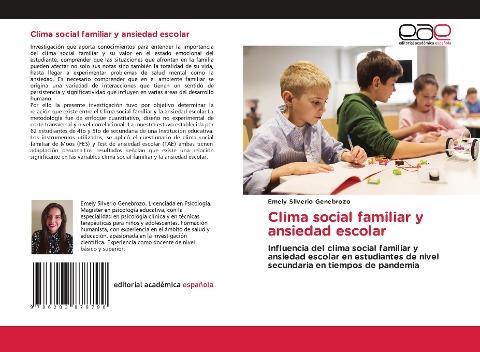 Clima social familiar y ansiedad escolar
