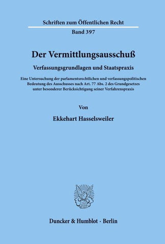 Der Vermittlungsausschuß.
