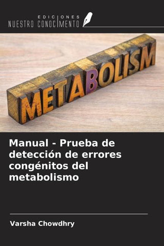 Manual - Prueba de detección de errores congénitos del metabolismo
