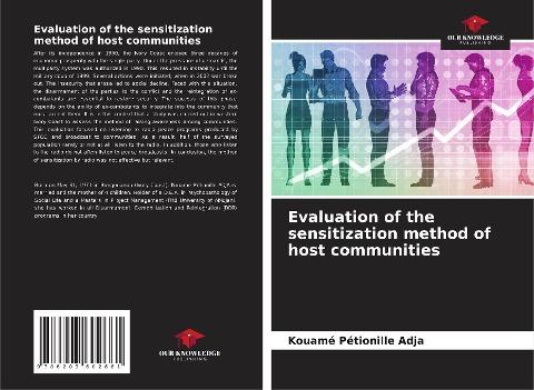 Evaluation of the sensitization method of host communities