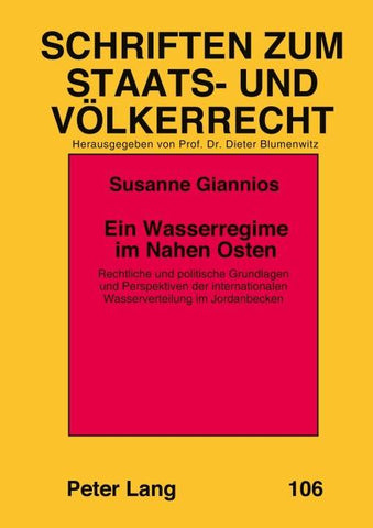 Ein Wasserregime im Nahen Osten