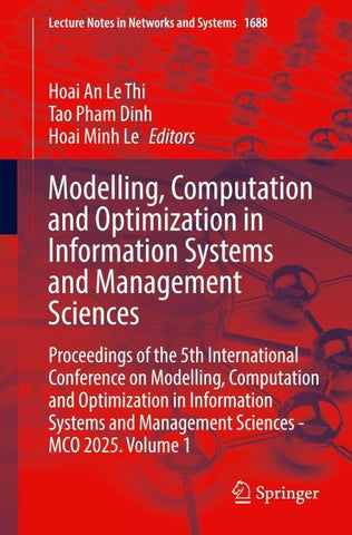 Modelling, Computation and Optimization in Information Systems and Management Sciences