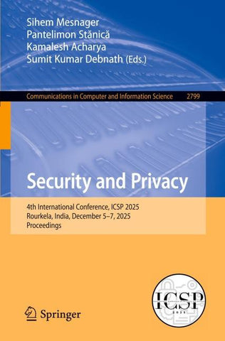 Security and Privacy