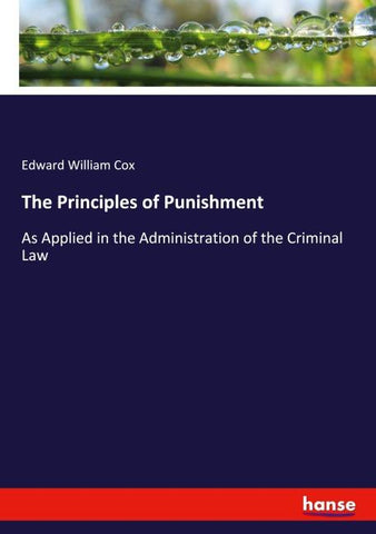 The Principles of Punishment