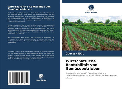 Wirtschaftliche Rentabilität von Gemüsebetrieben