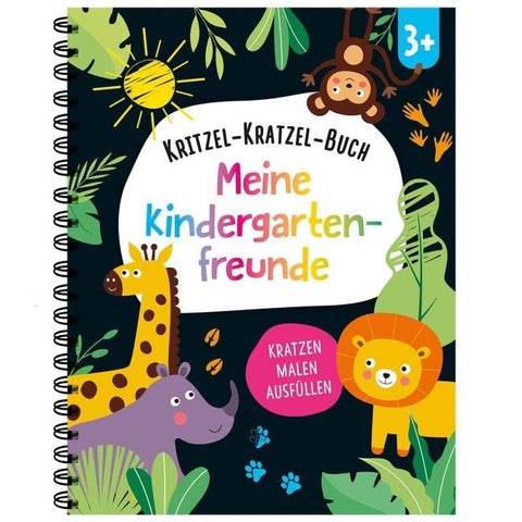 Kritzel-Kratzel-Buch Meine Kindergarten-Freunde