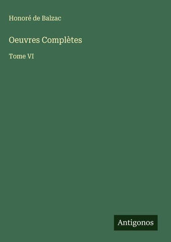 Oeuvres Complètes