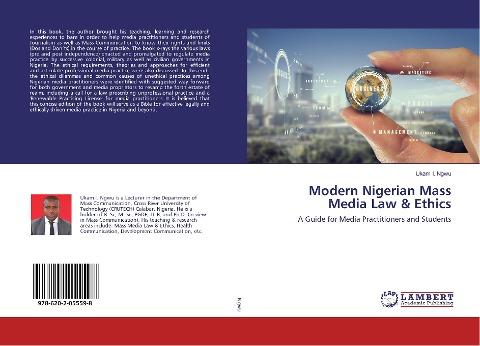 Modern Nigerian Mass Media Law & Ethics