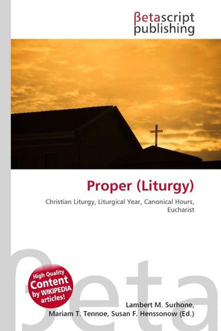 Proper (Liturgy)