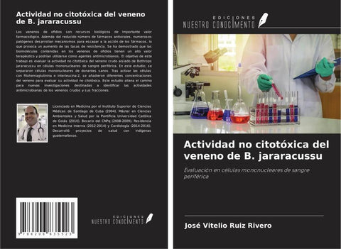 Actividad no citotóxica del veneno de B. jararacussu