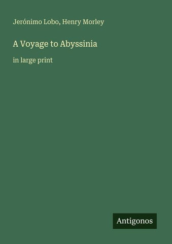 A Voyage to Abyssinia