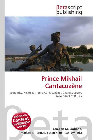Prince Mikhail Cantacuzène