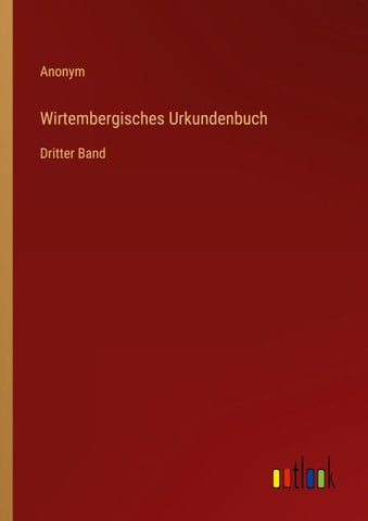 Wirtembergisches Urkundenbuch