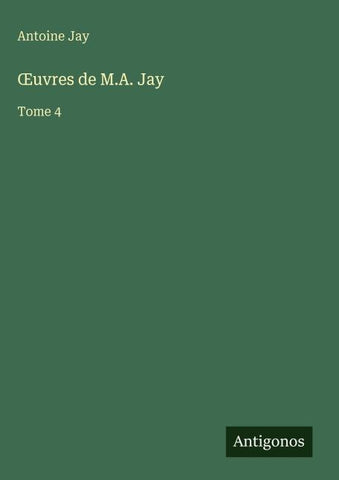 ¿uvres de M.A. Jay