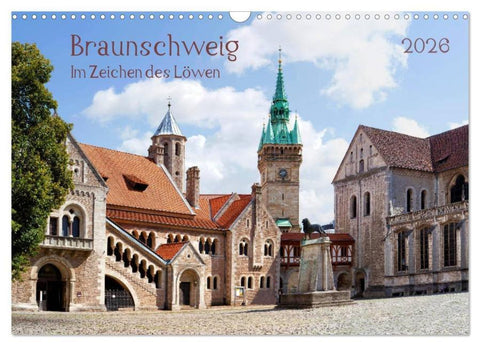Braunschweig Im Zeichen des Löwen (Wandkalender 2026 DIN A3 quer), CALVENDO Monatskalender