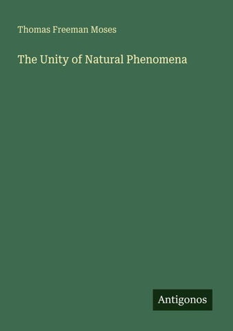 The Unity of Natural Phenomena