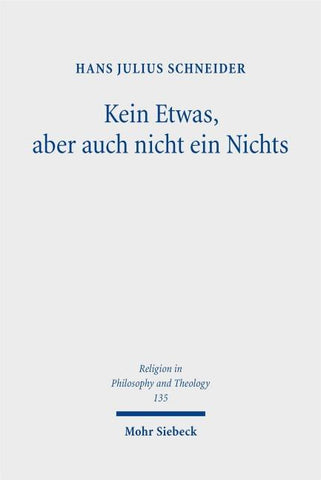 Kein Etwas, aber auch nicht ein Nichts