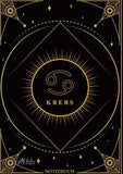 Edles Notizbuch Sternzeichen Krebs | Designed by Alfred Herler
