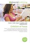 Criticism of Tesco
