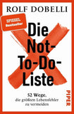 Die Not-To-Do-Liste