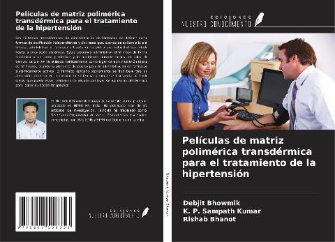 Películas de matriz polimérica transdérmica para el tratamiento de la hipertensión