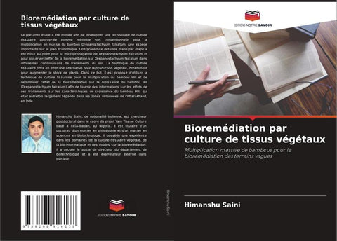 Bioremédiation par culture de tissus végétaux
