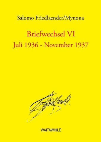 Briefwechsel VI
