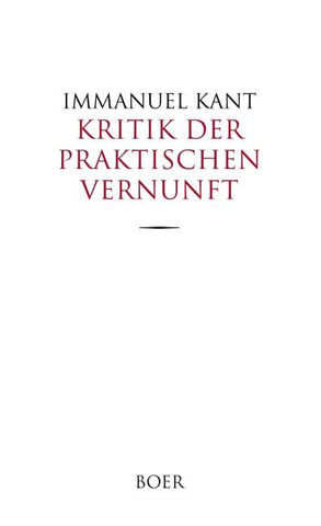 Kritik der praktischen Vernunft