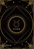 Edles Notizbuch Sternzeichen Stier | Designed by Alfred Herler
