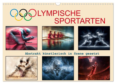 Olympische Sportarten (Wandkalender 2026 DIN A3 quer), CALVENDO Monatskalender
