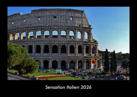Sensation Italien 2026 Fotokalender DIN A3