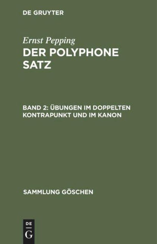 Übungen im doppelten Kontrapunkt und im Kanon