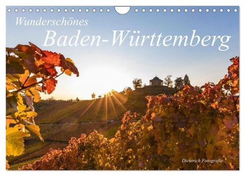 Wunderschönes Baden-Württemberg (Wandkalender 2026 DIN A4 quer), CALVENDO Monatskalender