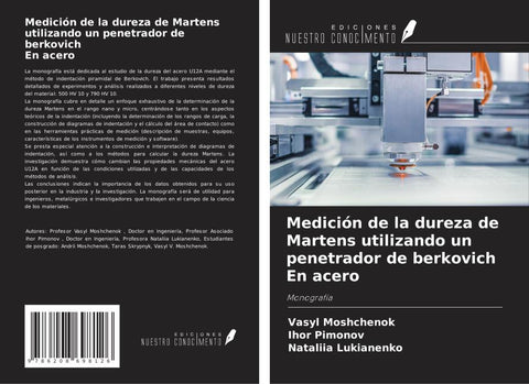 Medición de la dureza de Martens utilizando un penetrador de berkovich En acero